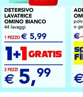 Detersivo lavatrice Omino Bianco