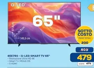 Hisense Q-LED Smart TV 65"