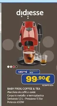 Macchina da caffè e tea