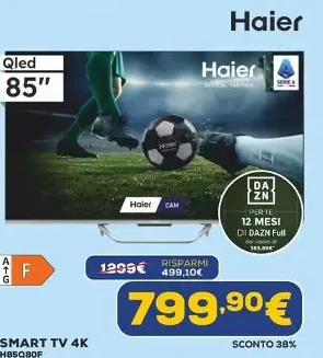 Smart TV 4K 85 pollici
