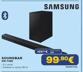 Samsung HW-T420 soundbar