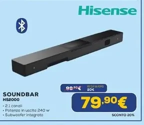 Hisense HS2000 soundbar