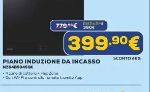 Piano induzione da incasso