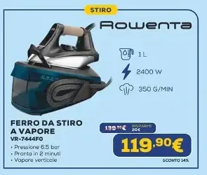 Ferro da stiro a vapore