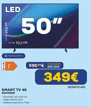 Samsung LED Smart TV 4K 50″