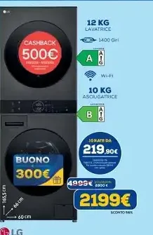 Lavasciuga LG 12 kg