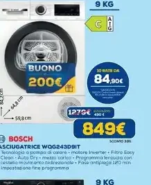 Asciugatrice Bosch 9 kg