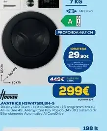 Lavatrice Hoover 7 kg