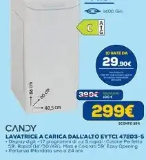 Lavatrice Candy 7 kg