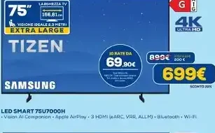 Samsung LED 75U8000F