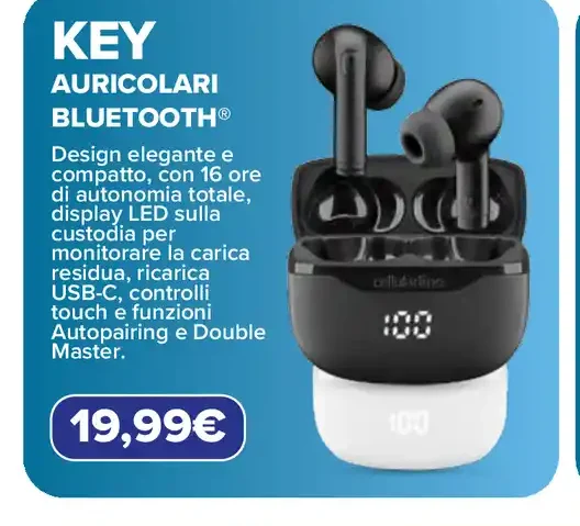 Key Auricolari Bluetooth