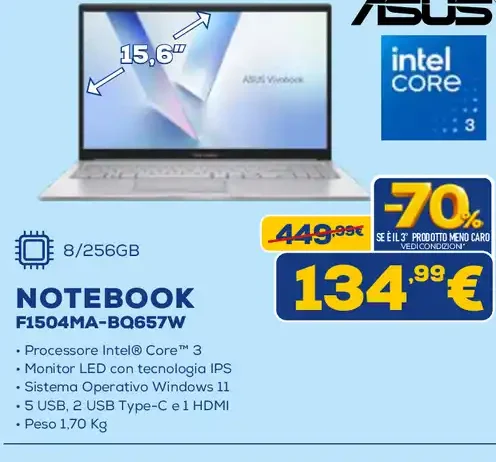Notebook F1504MA-BQ657W