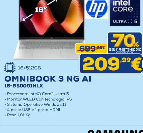 Omnibook 3 NG AI 16-BS0001NLX