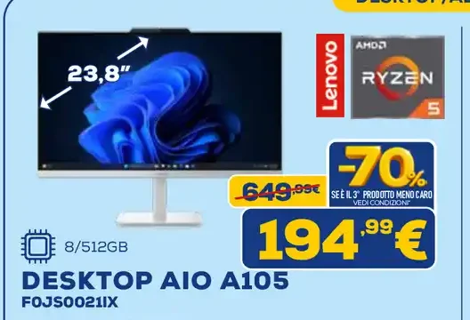 Lenovo Desktop AIO A105