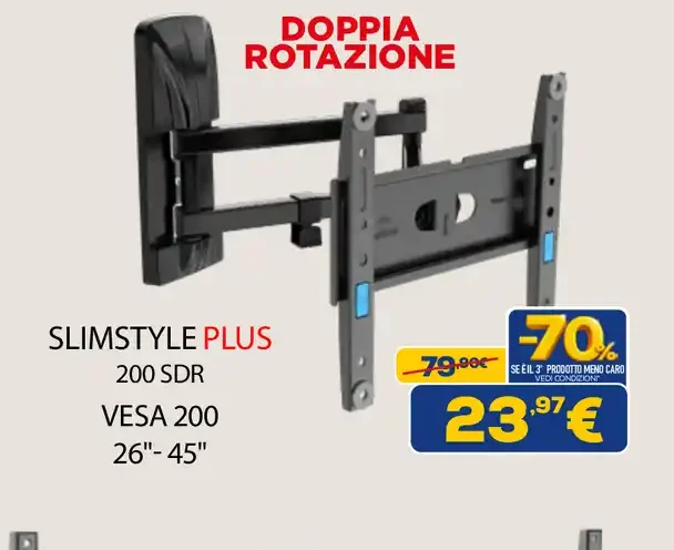Supporto TV Meliconi Slimstyle Plus 200 SDR