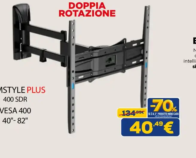 Supporto TV Meliconi Slimstyle Plus 400 SDR