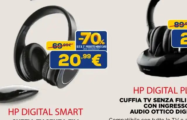 Cuffia TV wireless Meliconi HP Digital Smart
