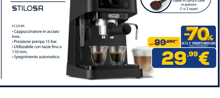 DeLonghi Stilosa EC235.BK