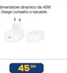 Alimentatore dinamico da 40W