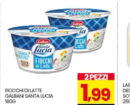 Fiocchi di latte Galbani Santa Lucia