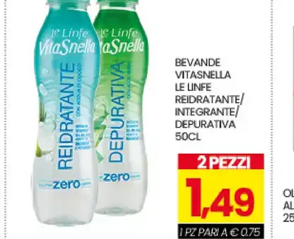 Bevande Vitasnella Le Linfe