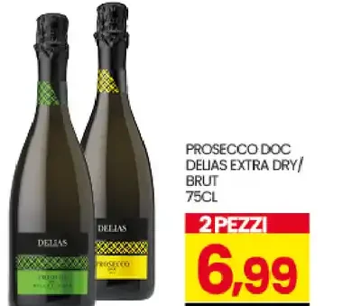 Prosecco DOC Dellas Extra Dry/Brut