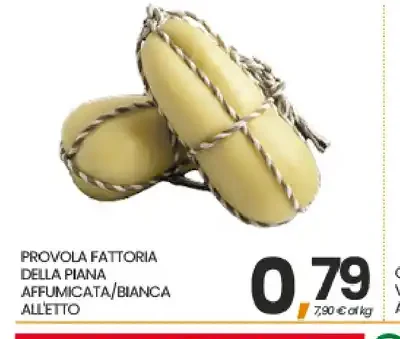 Provola fattoria della Piana affumicata/bianca all'etto