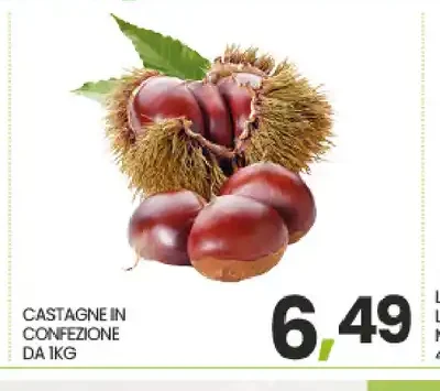 Castagne in confezione da 1 kg
