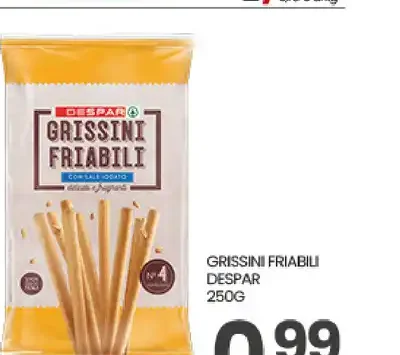 Grissini friabili