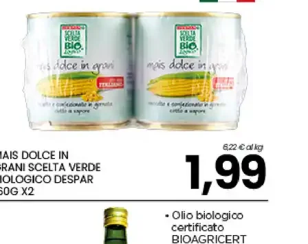 Mais dolce biologico