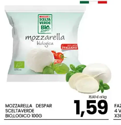 Mozzarella biologica
