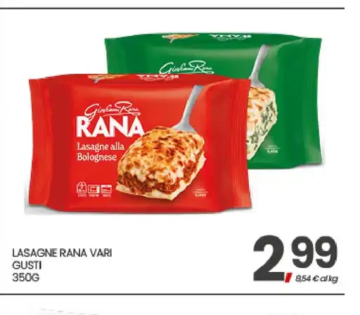 Lasagne Rana vari gusti