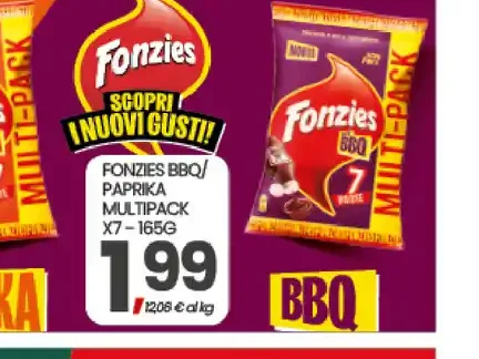 Fonzies BBQ/Paprika multipack