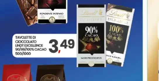 Tavoletta di cioccolato Lindt Excellence