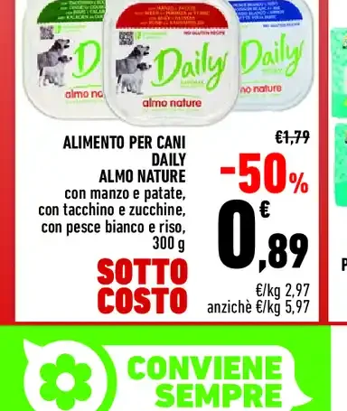 Alimento per cani Daily Almo Nature
