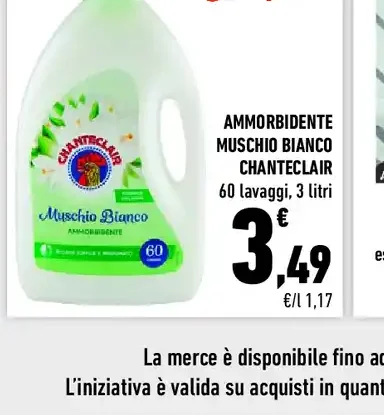 Ammorbidente muschio bianco Chanteclair