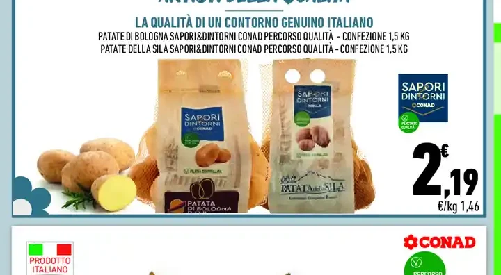 Patate di Bologna o della Sila Sapori&Dintorni Conad