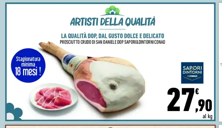 Prosciutto crudo di San Daniele DOP