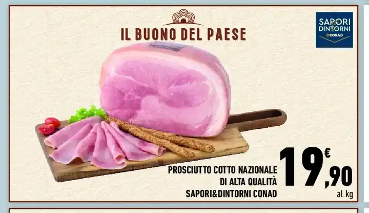 Prosciutto cotto nazionale