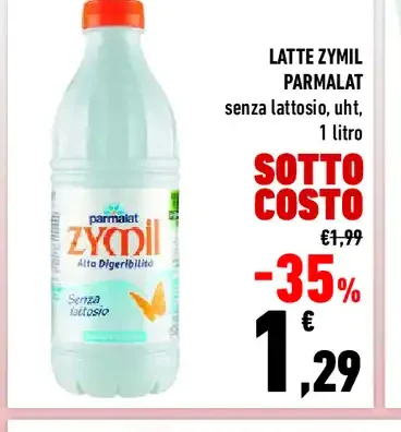 Latte Zymil Parmalat