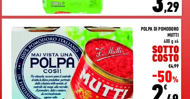 Polpa di pomodoro Mutti