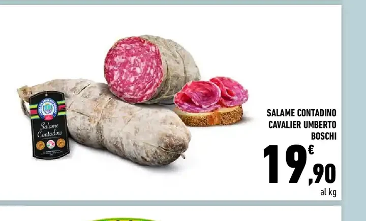 Salame contadino Cavalier Umberto Boschi