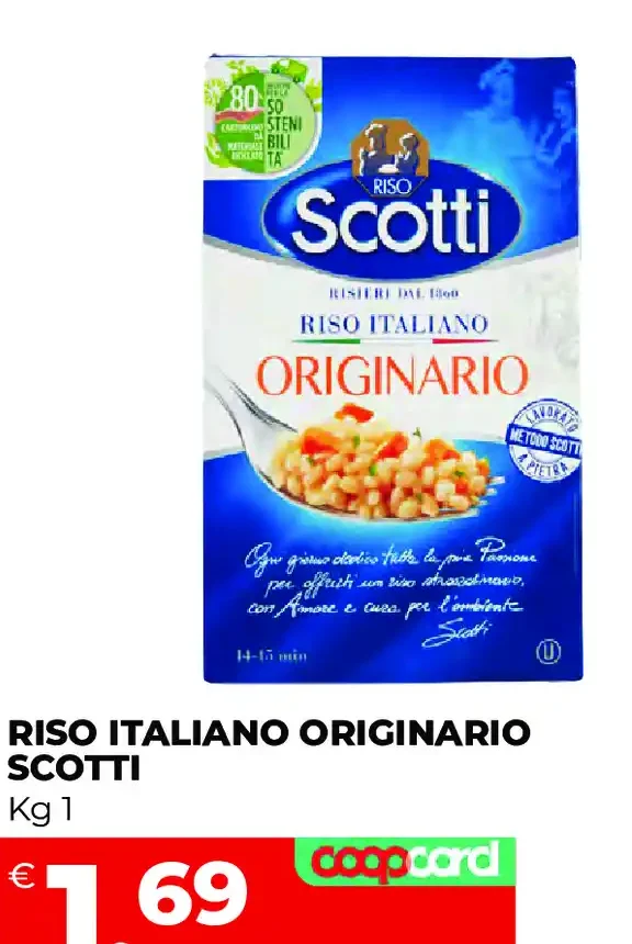 Riso italiano originario Scotti