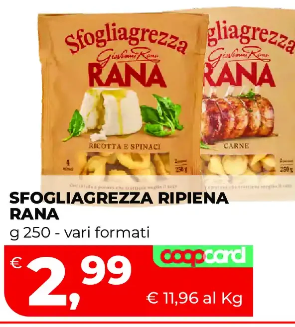 Sfogliagrezza ripiena Rana