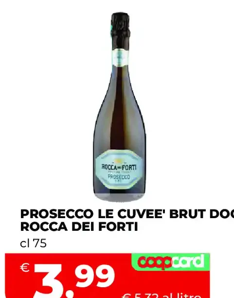 Prosecco Le Cuvee Brut DOC Rocca dei Forti