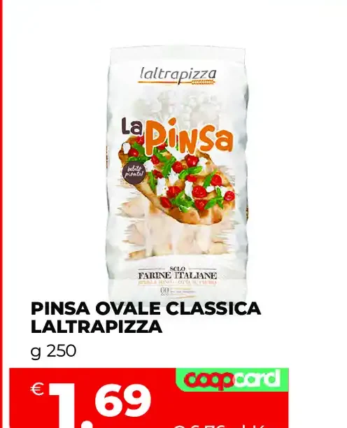 Pinsa ovale classica L'Altrapizza