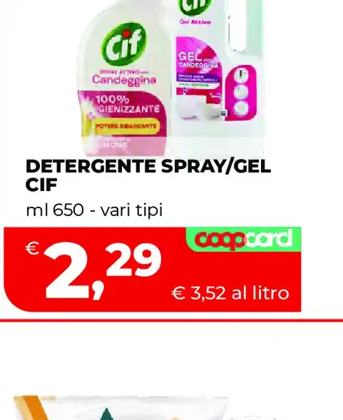 Detergente spray/gel Cif