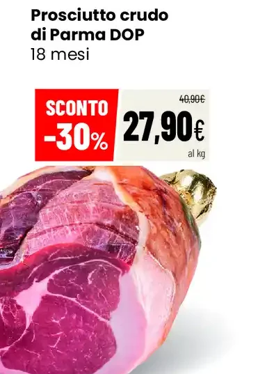 Prosciutto crudo di Parma DOP 18 mesi