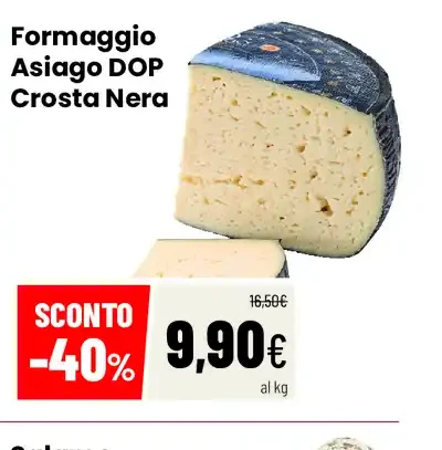 Formaggio Asiago DOP Crosta Nera