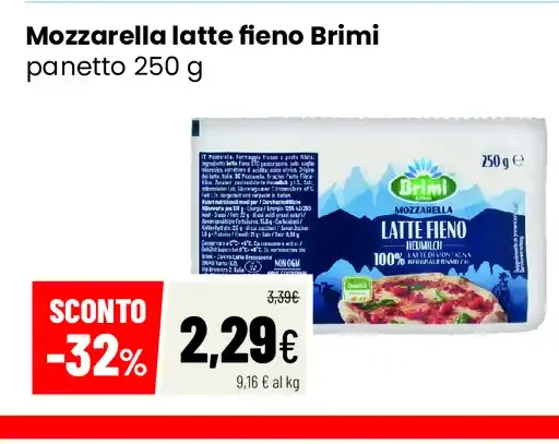 Mozzarella latte fieno